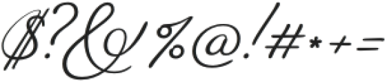 Italix Brushpen Sans Ink otf (400) Font OTHER CHARS