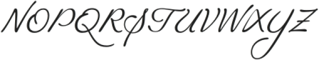Italix Brushpen Sans Ink otf (400) Font UPPERCASE