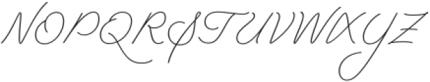 Italix Fineliner Sans Ink otf (400) Font UPPERCASE