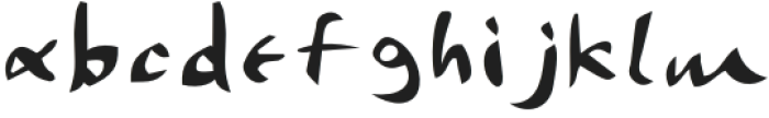 Ithaka Regular otf (400) Font LOWERCASE