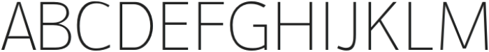 itagi Sans Thin otf (100) Font UPPERCASE