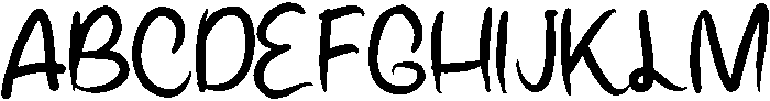 italic ttf (400) Font UPPERCASE