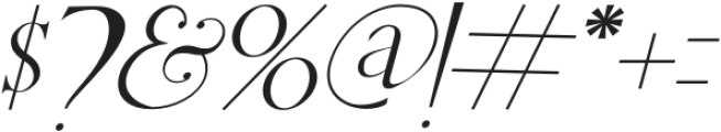 itangiuh Italic otf (400) Font OTHER CHARS