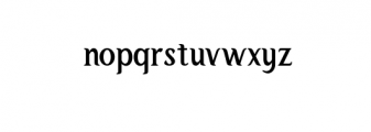 Itikaf - Religious Serif Font LOWERCASE