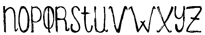 ITZIARGO BIG Regular Font LOWERCASE