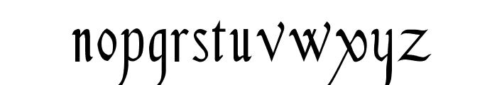 Italian Cursive, 16th Century Font LOWERCASE