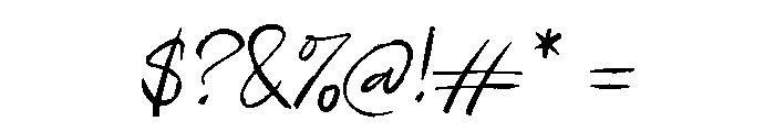 Italion Script Font OTHER CHARS