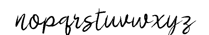 Italion Script Font LOWERCASE
