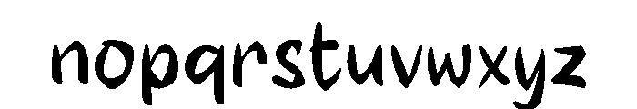 Itikad Baik Font LOWERCASE