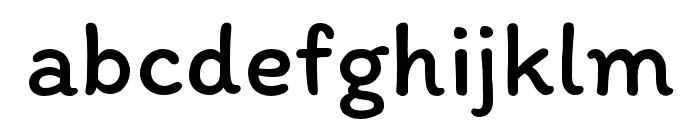 Itim-Regular Font LOWERCASE
