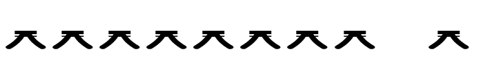 Itsukushima Katana Font OTHER CHARS
