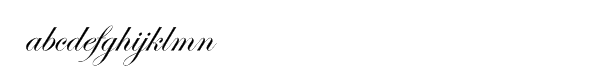 ITC Edwardian Scriptâ„¢ Com Regular Sample