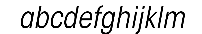 ITCAvantGardeStd-BkCnObl Font LOWERCASE