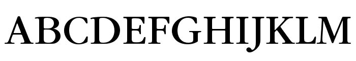 ITCGaramondStd-Bk Font UPPERCASE