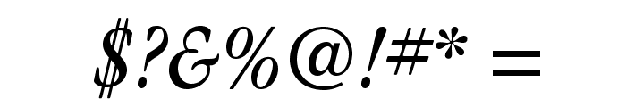 ITCGaramondStd-BkCondIta Font OTHER CHARS