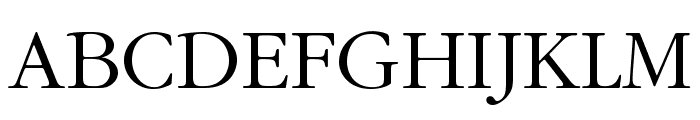 ITCGaramondStd-Lt Font UPPERCASE