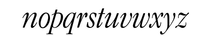 ITCGaramondStd-LtCondIta Font LOWERCASE