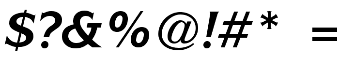 ITCSymbolStd-BoldItalic Font OTHER CHARS