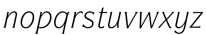 ITCSymbolStd-BookItalic Font LOWERCASE