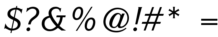 ITCSymbolStd-MediumItalic Font OTHER CHARS