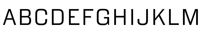 Italian Sans Condensed Light Font UPPERCASE