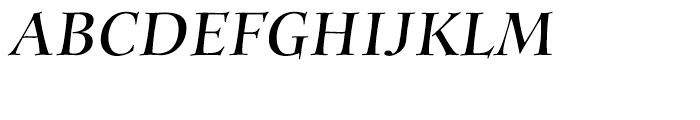 ITC Anima Bold Italic Font UPPERCASE