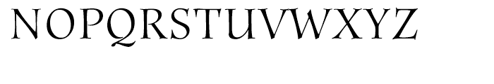 ITC Anima Regular Font UPPERCASE