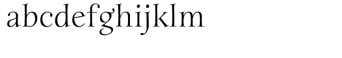 ITC Anima Regular Font LOWERCASE