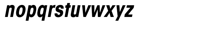 ITC Avant Garde Gothic Bold Condensed Oblique Font LOWERCASE