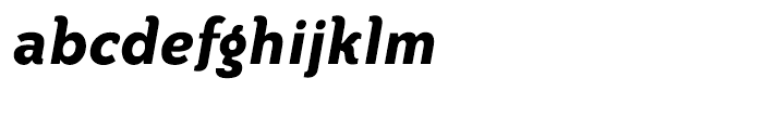 ITC Bailey Sans Bold Italic Font LOWERCASE