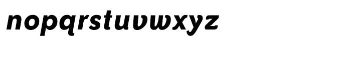 ITC Bailey Sans Bold Italic Font LOWERCASE