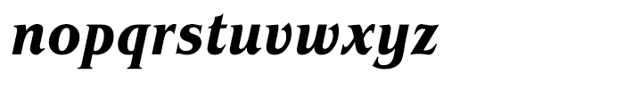 ITC Benguiat Condensed Bold Italic Font LOWERCASE