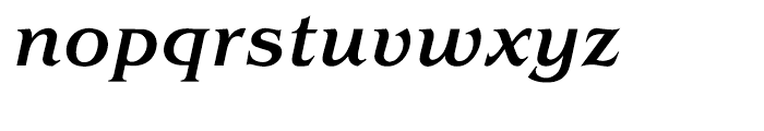 ITC Benguiat Medium Italic Font LOWERCASE