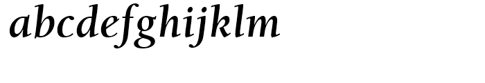 ITC Berkeley Old Style Bold Italic Font LOWERCASE
