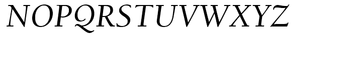 ITC Berkeley Old Style Medium Italic Font UPPERCASE