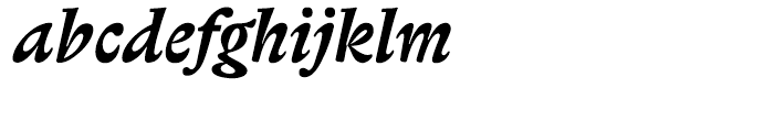 ITC Biblon Bold Italic Font LOWERCASE