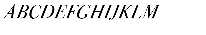 ITC Bodoni 72 Italic Font UPPERCASE