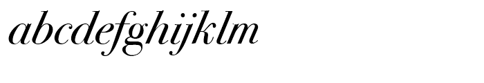 ITC Bodoni 72 Italic Font LOWERCASE