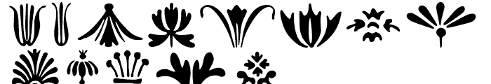 ITC Bodoni Ornaments Pi Font LOWERCASE
