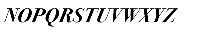 ITC Bodoni Seventytwo Bold Italic Font UPPERCASE