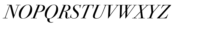 ITC Bodoni Seventytwo Book Italic Font UPPERCASE