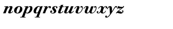 ITC Bodoni Twelve Bold Italic Font LOWERCASE