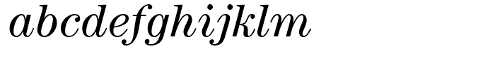 ITC Century Book Italic Font LOWERCASE