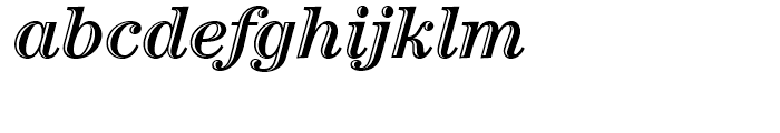 ITC Century Handtooled Bold Italic Font LOWERCASE
