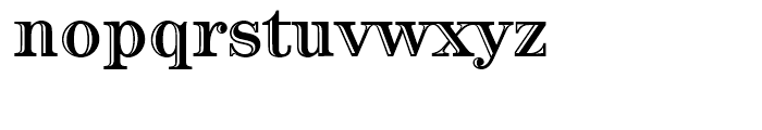 ITC Century Handtooled Bold Font LOWERCASE