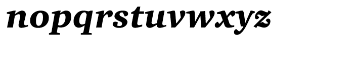 ITC Charter Black Italic Font LOWERCASE