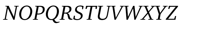 ITC Charter Italic Font UPPERCASE