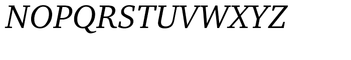 ITC Charter Regular Italic Font UPPERCASE