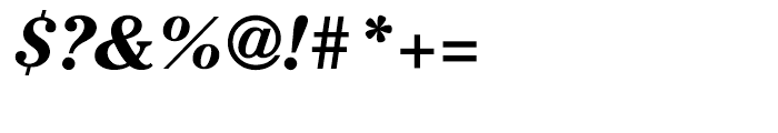 ITC Cheltenham Bold Italic Font OTHER CHARS