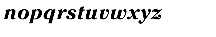 ITC Cheltenham Bold Italic Font LOWERCASE
